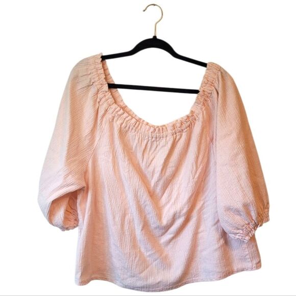 Unicorn Clothing Company Light Pink Renaissance Off Shoulder Top OS - Picture 1 of 7